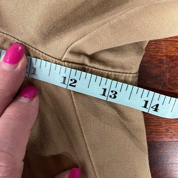 Marsh Landing Womens Pants 12 Khaki Wide leg Pockets Button/Zip Fly 100% Cotton - Picture 10 of 12